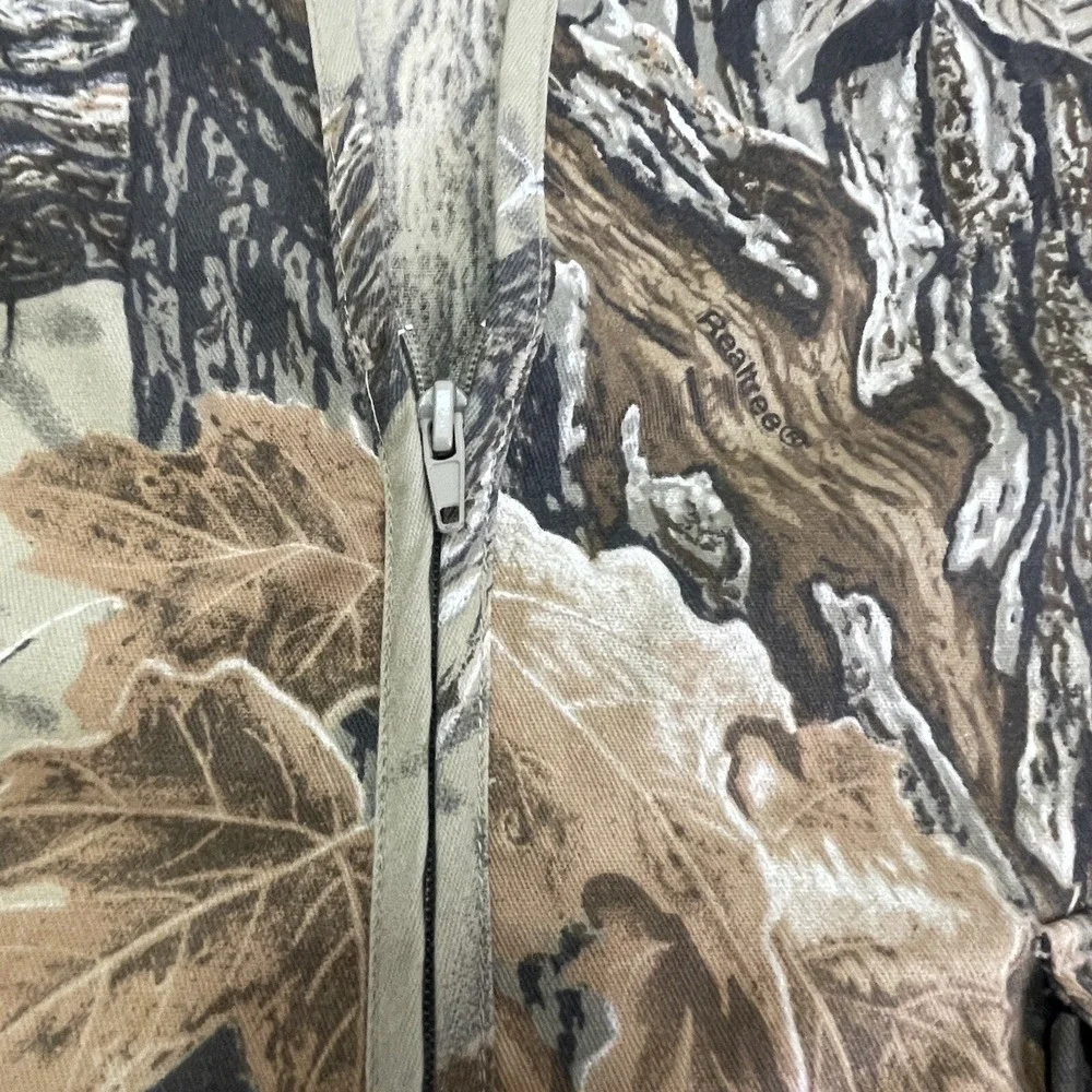 Ozark Trail Hunting Vest Mens Large Camouflage Zip Hiking Fishing‎ Outdoors EUC